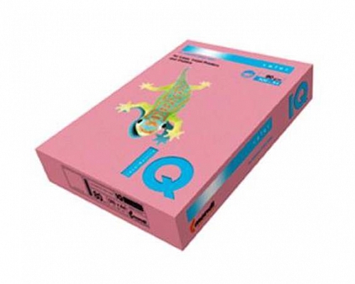 Бумага  IQ Color А4 160г/м2 250 л, розовая - канцтовары в Минске
